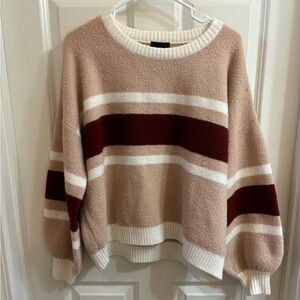 Lumiére Pink Striped Sweater